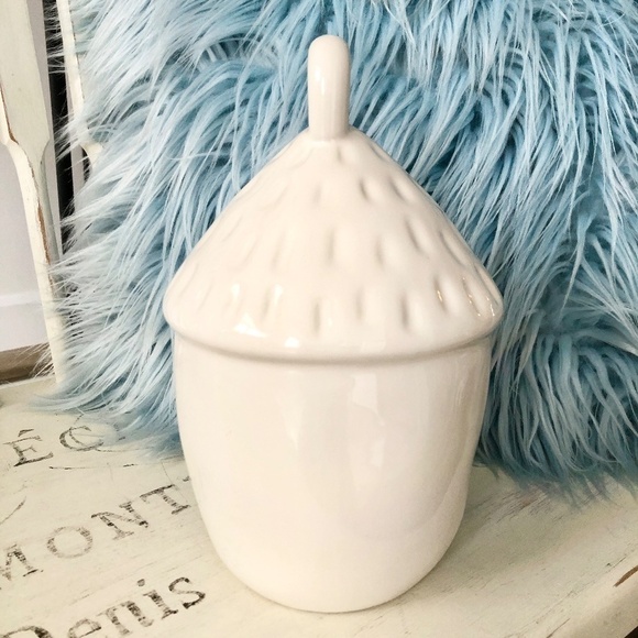 Rae Dunn, Acorn, Ceramic, Bird House, "Perch", Nice Condition - Picture 3 of 9